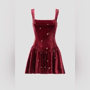 We wore what corset peplum mini dress size 8